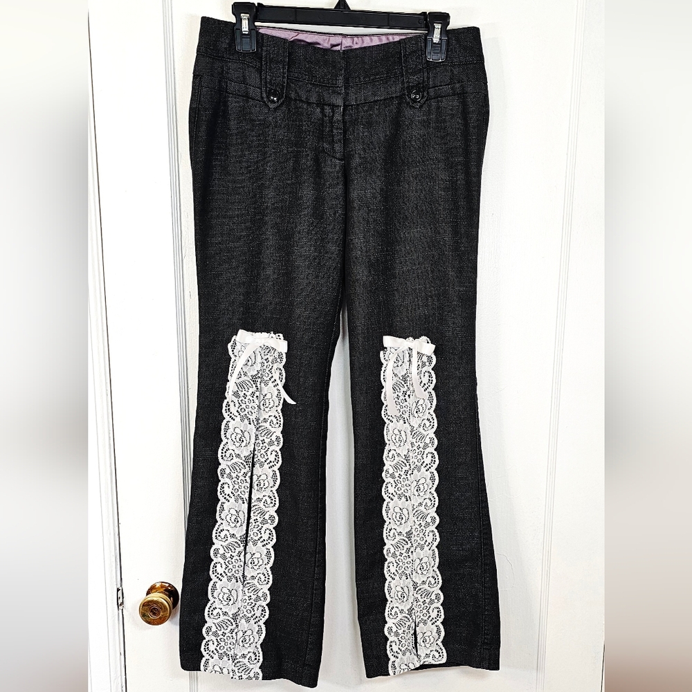 Stylish Lace Split Pants